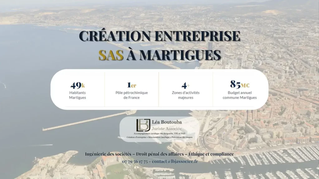 Création entreprise SAS à Martigues : Guide Croissance 2026