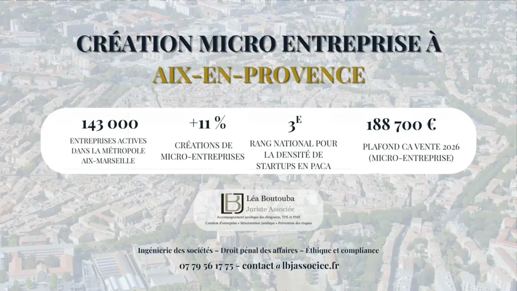 création micro entreprise à aix-en-provence
